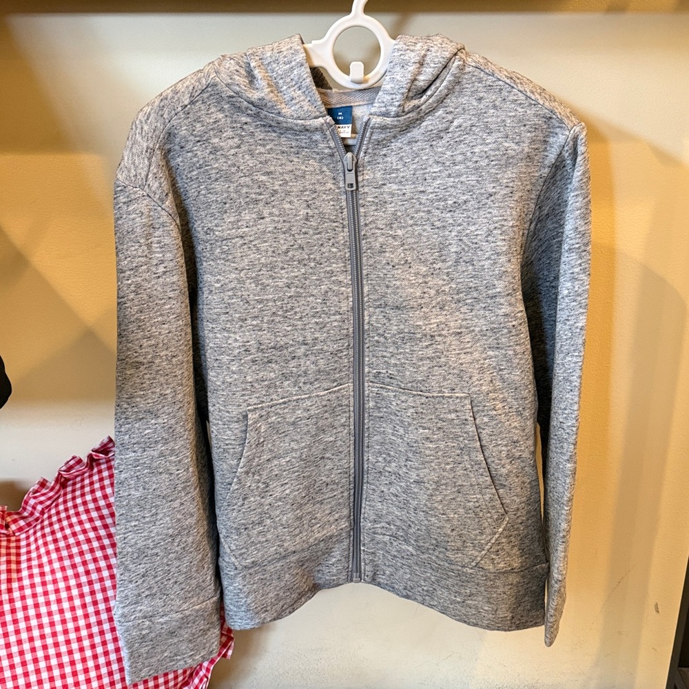 Old Navy Girls Full Zip Hoodie Jacket Size Medium NWOT